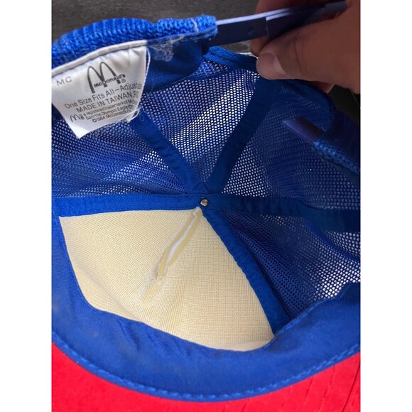 McDONALD'S 1984 OLYMPICS Mesh Snapback Trucker Cap Hat patch - Picture 7 of 10